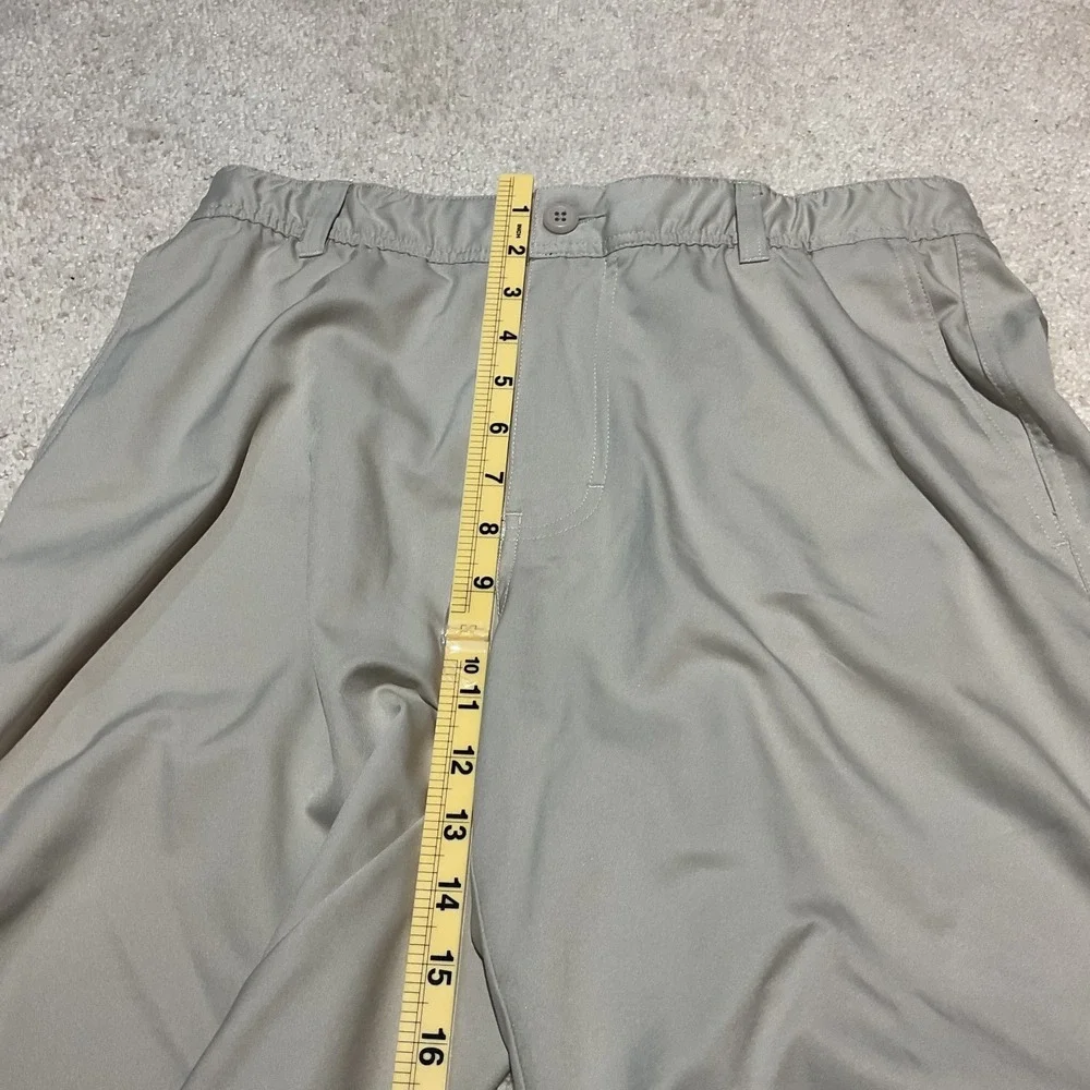 Columbia Regular Fit Shorts Men's 34x44 Khaki Tan Performance Outdoor Hiking Fis